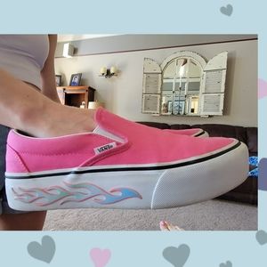 Pink Flame Vans